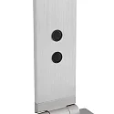 Steinhauer table lamp SERENADE rotatable, CCT Switch, tiltable, with touch dimmer IP20, steel brushed dimmable