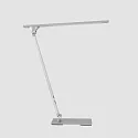 Steinhauer table lamp SERENADE rotatable, CCT Switch, tiltable, with touch dimmer IP20, steel brushed dimmable