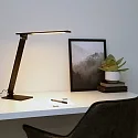 Steinhauer Bordlampe SERENADE drejelig, CCT Switch, vipbar, med touch-dæmper IP20, sort mat dæmpbar