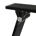 Steinhauer Bordlampe SERENADE drejelig, CCT Switch, vipbar, med touch-dæmper IP20, sort mat dæmpbar