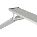 floor lamp SERENADE CCT Switch, adjustable, with touch dimmer IP20, brushed aluminium dimmable
