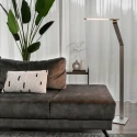 floor lamp SERENADE CCT Switch, adjustable, with touch dimmer IP20, brushed aluminium dimmable