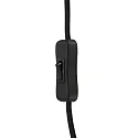 anne light & home Væglampe KASKET med afbryder, med leddelt arm, med stik E27 IP20, sort mat 