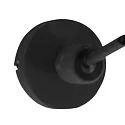 anne light & home Væglampe KASKET med afbryder, med leddelt arm, med stik E27 IP20, sort mat 