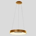 Pendel RINGLEDE - Ø 48CM stor, rund, direkte / indirekte IP20, guld dæmpbar