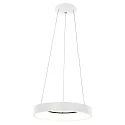 pendant luminaire RINGLEDE - Ø 48CM large, round, direct / indirect IP20, white matt dimmable