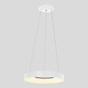 Steinhauer pendant luminaire RINGLEDE - Ø 48CM large, round, direct / indirect IP20, white matt dimmable
