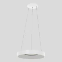 Steinhauer pendant luminaire RINGLEDE - Ø 48CM large, round, direct / indirect IP20, white matt dimmable