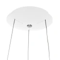 Steinhauer pendant luminaire RINGLEDE - Ø 48CM large, round, direct / indirect IP20, white matt dimmable