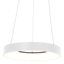Steinhauer pendant luminaire RINGLEDE - Ø 48CM large, round, direct / indirect IP20, white matt dimmable