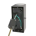 Steinhauer Steinhauer Udendørs Væglampe, LED, 2-flammer, 4W, 2700K, IP44, sort