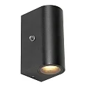 Steinhauer Steinhauer Udendørs Væglampe, LED, 2-flammer, 4W, 2700K, IP44, sort