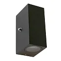Steinhauer Udendørs Væglampe, LED, 2-flammer, 4W, 2700K, IP44, sort