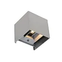 Steinhauer Udendørs Væglampe, LED, 2-flammer, med sensor, 2x3W, 2700K, IP54, sort