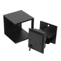 Steinhauer Steinhauer Outdoor wall luminaire, LED, 2 flames, with sensor, 2x3W, 2700K, IP54, black