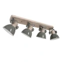 Mexlite Mexlite Spot GEARWOOD, 4-flammer, grøn