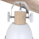 Mexlite Mexlite Spot GEARWOOD, 4-flammer, hvid