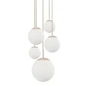 Steinhauer Pendel BOLLIQUE E27 IP20, dæmpbar