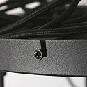 Steinhauer Pendel BOLLIQUE 5-flammer E27 IP20, rav, messing, sort dæmpbar