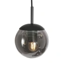 Steinhauer pendant luminaire BOLLIQUE 5 flames, round E27 IP20, black matt dimmable