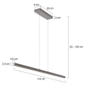 Mexlite Pendant luminaire LIGHT STRIPE, 1 flame, 2700K, white