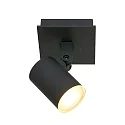 Steinhauer Steinhauer Spot POINT NOIRS LED, 1-flamme, GU10, sort
