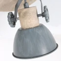 Mexlite Mexlite Spot GEARWOOD, 3-flammer, grå