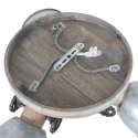 Mexlite Mexlite Spot GEARWOOD, 3-flammer, grå