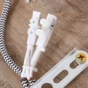 Mexlite Spot GEARWOOD, 3 flames, white