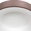 Loftlampe RINGLEDE - Ø 30CM lille, rund, direkte / indirekte IP20, sort mat dæmpbar