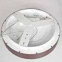 Loftlampe RINGLEDE - Ø 30CM lille, rund, direkte / indirekte IP20, sort mat dæmpbar