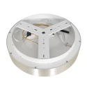 Steinhauer Loftlampe RINGLEDE - Ø 30CM lille, rund, direkte / indirekte IP20, aølv børstet dæmpbar