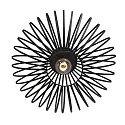anne light & home Loftlampe DUNBAR 1-flamme, rund E27 IP20, sort mat dæmpbar