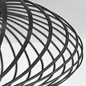 anne light & home Loftlampe DUNBAR 1-flamme, rund E27 IP20, sort mat dæmpbar