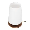 Steinhauer Bordlampe ANCILLA 1-flamme, kort, med skiftefunktion, konisk E27 IP20, børstet bronze dæmpbar
