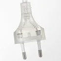 Steinhauer Bordlampe ANCILLA 1-flamme, kort, med skiftefunktion, konisk E27 IP20, stål børstet dæmpbar