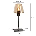 Steinhauer Bordlampe ANCILLA E14 IP20