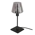 Bordlampe ANCILLA 1-flamme, med skiftefunktion, konisk E14 IP20, sort mat dæmpbar