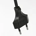 Bordlampe ANCILLA 1-flamme, med skiftefunktion, konisk E14 IP20, sort mat dæmpbar