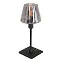 Bordlampe ANCILLA 1-flamme, med skiftefunktion, konisk E14 IP20, sort mat dæmpbar