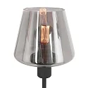 Bordlampe ANCILLA 1-flamme, med skiftefunktion, konisk E14 IP20, sort mat dæmpbar