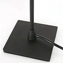 Bordlampe ANCILLA 1-flamme, med skiftefunktion, konisk E14 IP20, sort mat dæmpbar
