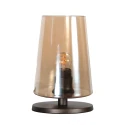 Bordlampe ANCILLA 1-flamme, lille E27 IP20, kakao 
