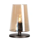 Steinhauer Bordlampe ANCILLA 1-flamme, lille E27 IP20, kakao 