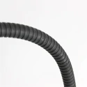 Standerlampe SERPENT med fleksibel arm, med touch-dæmper IP20, stål børstet dæmpbar