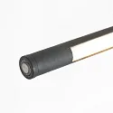 floor lamp SERPENT with flex arm, with touch dimmer IP20, steel brushed dimmable