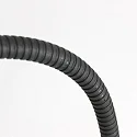 floor lamp SERPENT with flex arm, with touch dimmer IP20, steel brushed dimmable
