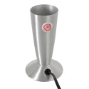 Mexlite Bordlampe VOLCAN med afbryder, konisk E14 IP20, stål børstet 