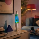 Mexlite Bordlampe VOLCAN med afbryder, konisk E14 IP20, stål børstet 