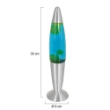 Mexlite Bordlampe VOLCAN med afbryder, konisk E14 IP20, stål børstet 
